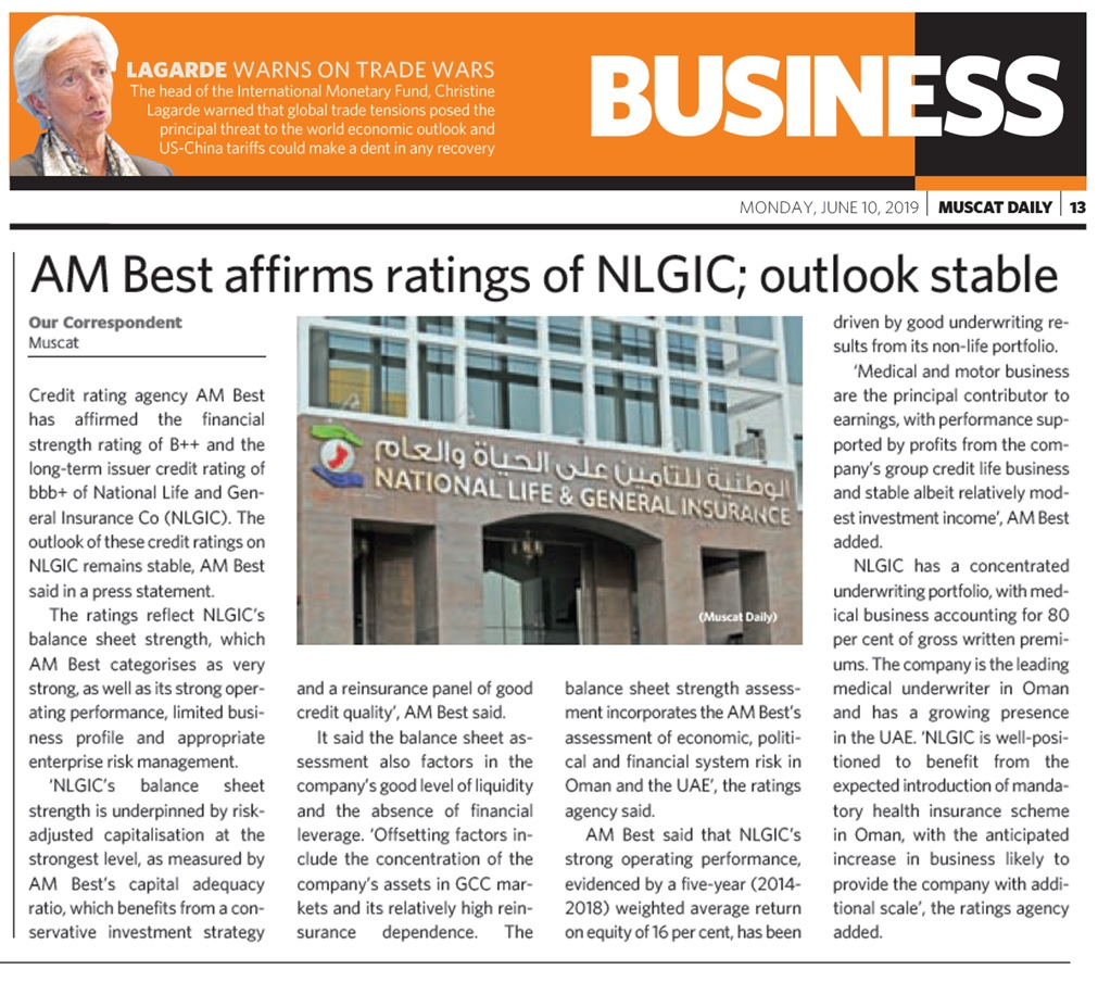 News Press Releases National Life General Insurance